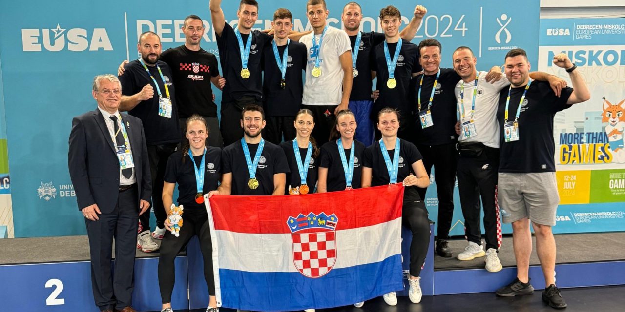 Finalni dan: Hrvatska Sveučilišna Reprezentacija u Kickboxingu osvojila čak 7 zlata, 3 srebra i 1 broncu!