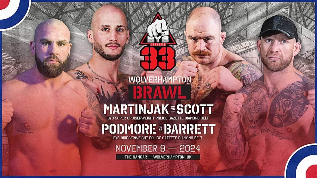 Marko Martinjak brani BYB Bare Knuckle titulu, protivnik bivši UFC borac!