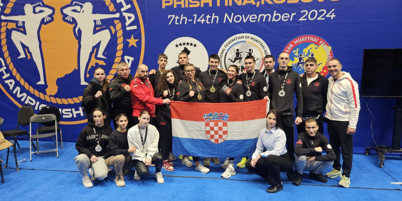 HRVATSKA OSVOJILA 12 MEDALJA NA EUROPSKOM PRVENSTVU U TAJLANDSKOM BOKSU