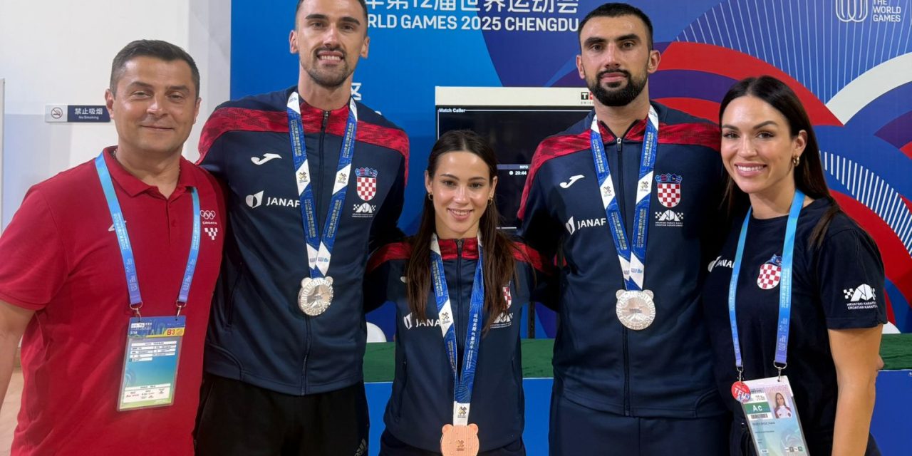 KARATE: SREBRA BRAĆE KVESIĆ U KARATEU NA SVJETSKIM IGRAMA, UKUPNO TRI ODLIČJA U CHENGDUU!