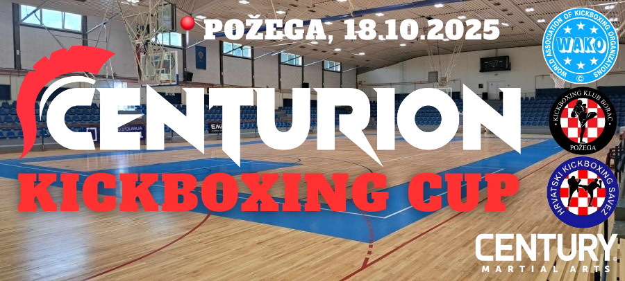 Centurion Kickboxing Cup u Požegi (18.10.) otvara sezonu Kickboxing natjecanja u Hrvatskoj!